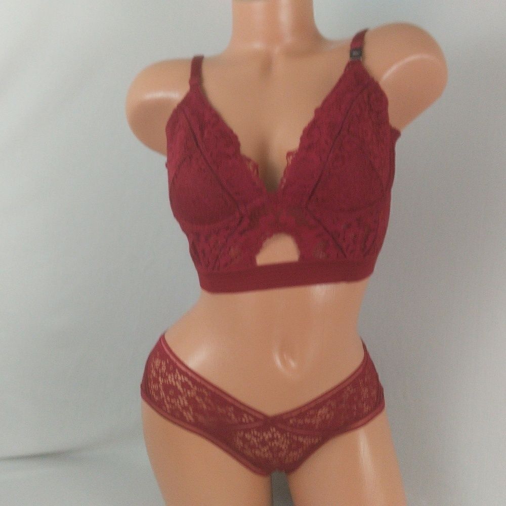 VS VERY SEXY Long Line Lined Bra Set #1500